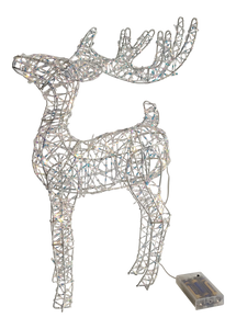 Reindeer Iron White 40CM - 293075