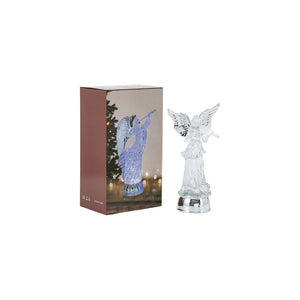 Xmas Musical Angel Glitter Swirl 10.5X33CM - 293562