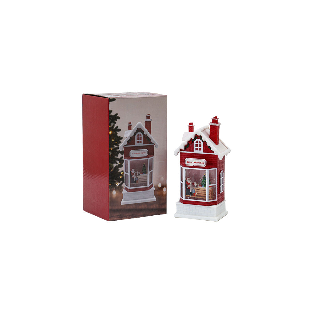Xmas Shop Window Glitter White 2 Assorted 12X12X28CM - 293565