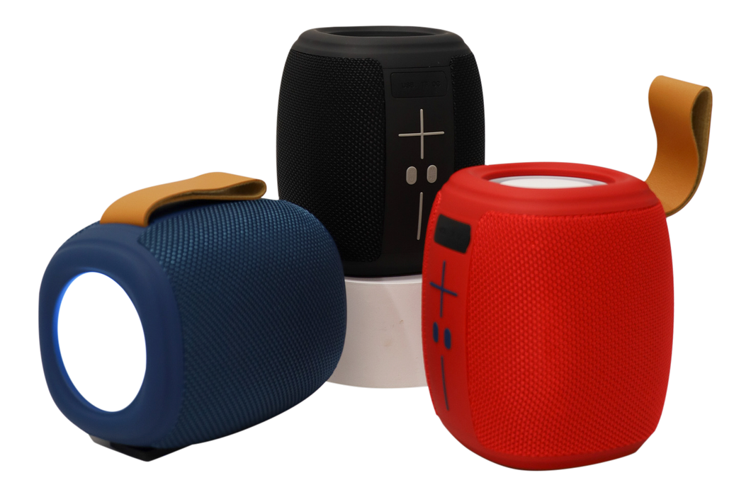 Speaker with Strap Light Up 3 Assorted - 395385