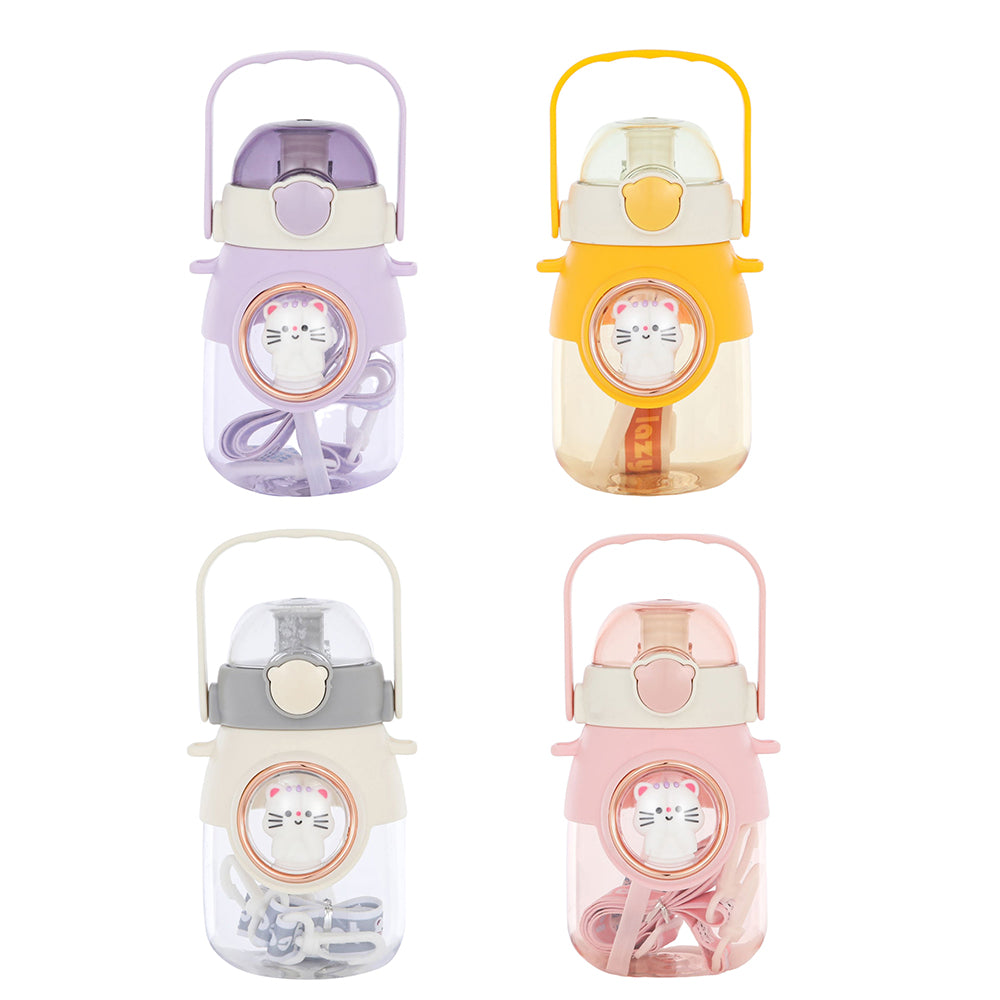 Water Bottle Cat 700ML 4 Assorted - 402011