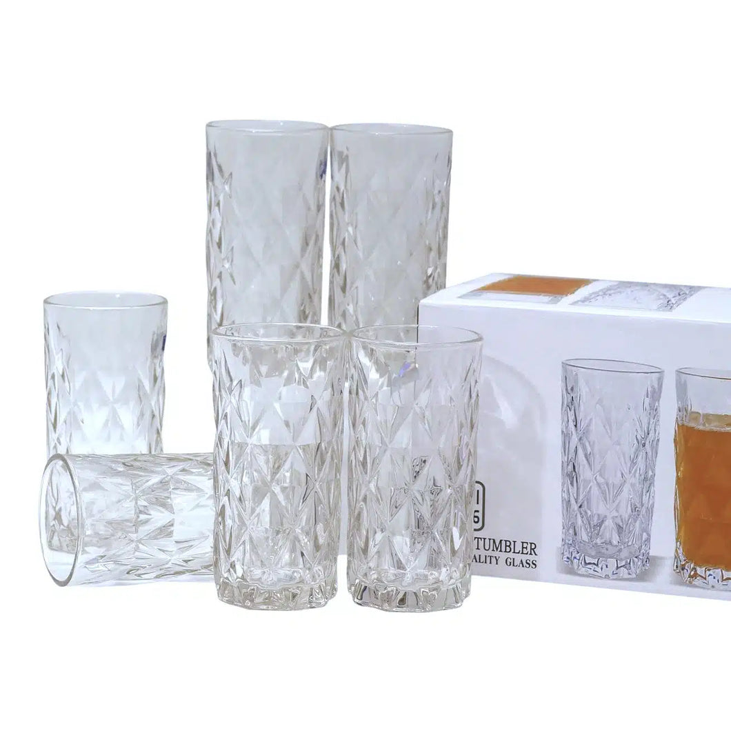 Hi Ball Cut Glass Set of 6 - 402066