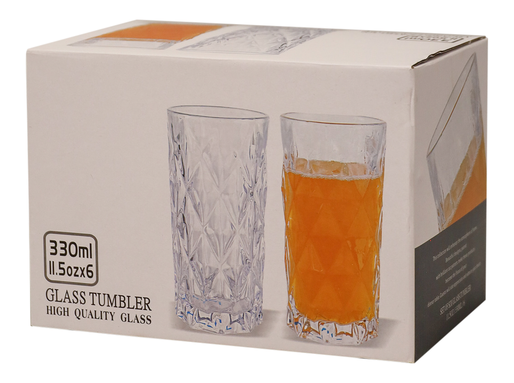 Hi Ball Cut Glass Set of 6 - 402066