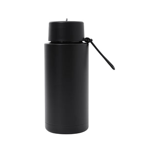 Water Bottle Aqua Falls Sipper 1000ML Black - 402150