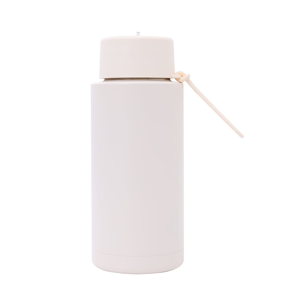 Water Bottle Aqua Falls Sipper 1000ML Cream - 402151