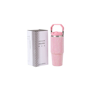 Diamonte Cup Top Handle 900ML Pink - 402182