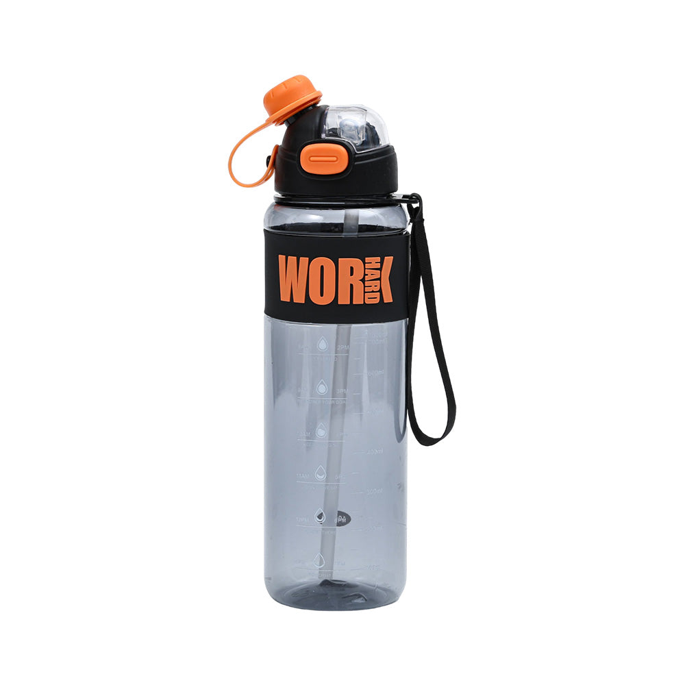 Drink Bottle 1000ML Measurements Black - 402200