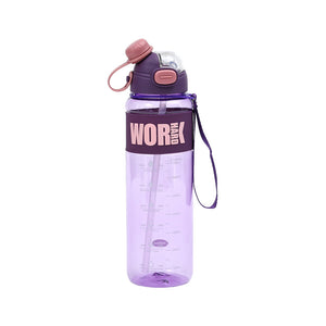 Drink Bottle 1000ML Measurements Lilac - 402201