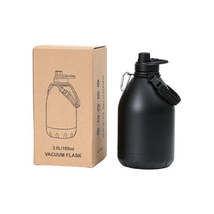 Jumbo Drink Bottle 3LT Mega Black - 402203