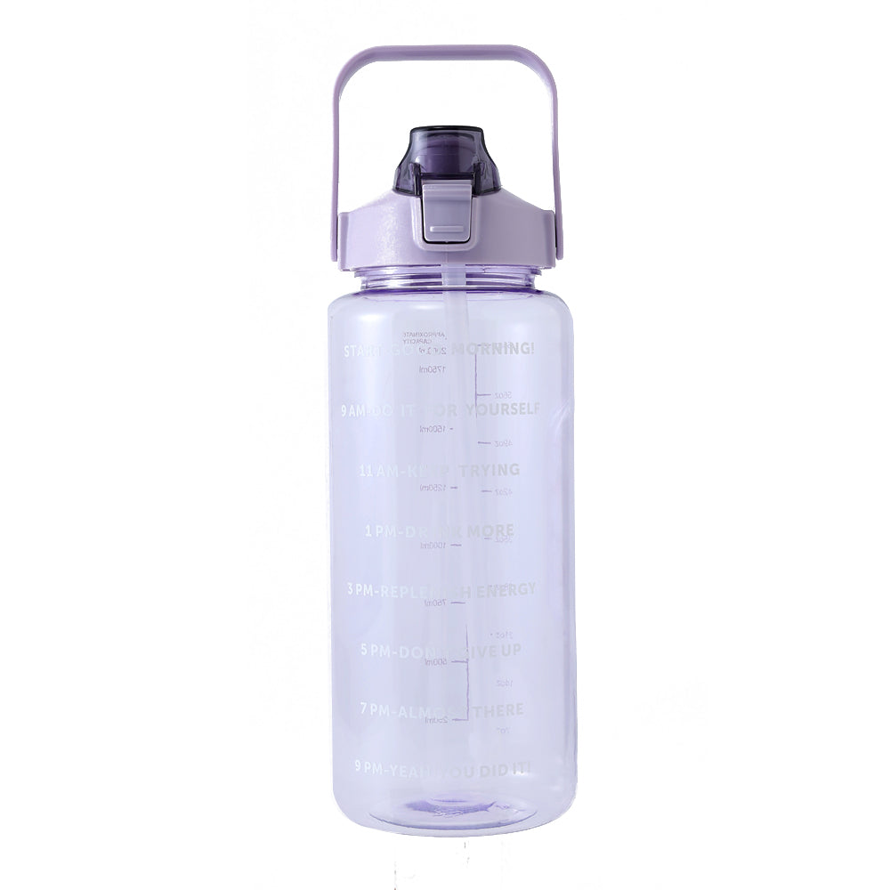 Drink Bottle Chugger with Strap Assorted 2000ML - 402205