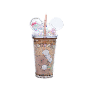 Candy Cup Dome Lid 450ML Capybara Assorted - 402211