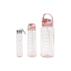 Drink Bottle 3Pc Set Motivation Assorted - 402213