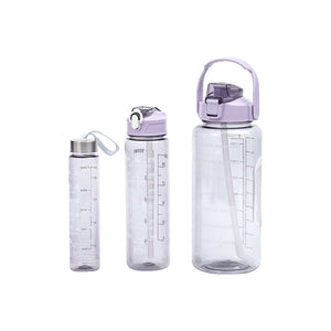 Drink Bottle 3Pc Set Motivation Assorted - 402213