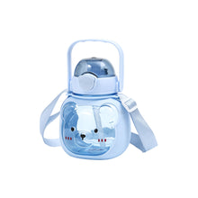 Load image into Gallery viewer, Drink Bottle Bear Pop Lid 1000ML 4 Assorted - 402214
