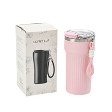 Load image into Gallery viewer, Coffee Cup with Lanyard 500ML 5 Assorted - 402230
