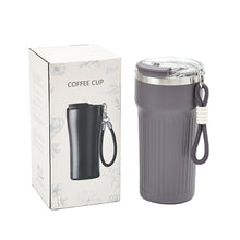 Load image into Gallery viewer, Coffee Cup with Lanyard 500ML 5 Assorted - 402230
