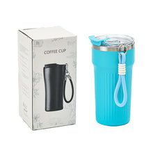 Load image into Gallery viewer, Coffee Cup with Lanyard 500ML 5 Assorted - 402230
