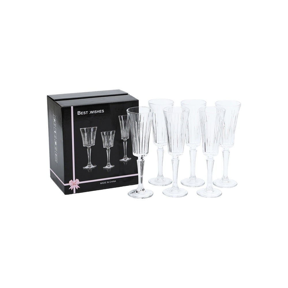 Wine Glass Vintage Look 280ML PK6 - 412402