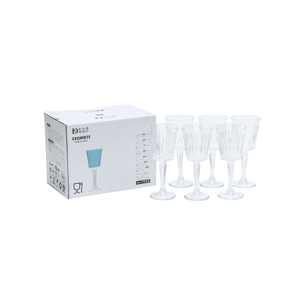Champagne Glass Vintage Look 150ML PK6 - 412404