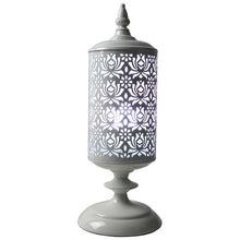 Load image into Gallery viewer, Lamp Cutout Moroccan White 16X39CM - 570103
