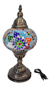 Moroccan Lamp Multi Aqua USB - 570105