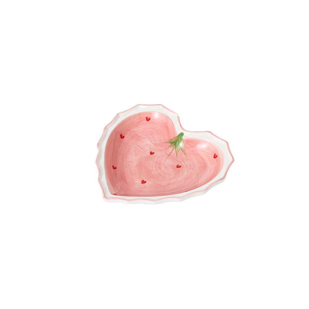 Bowl Heart Pink LG 20CM - 601750