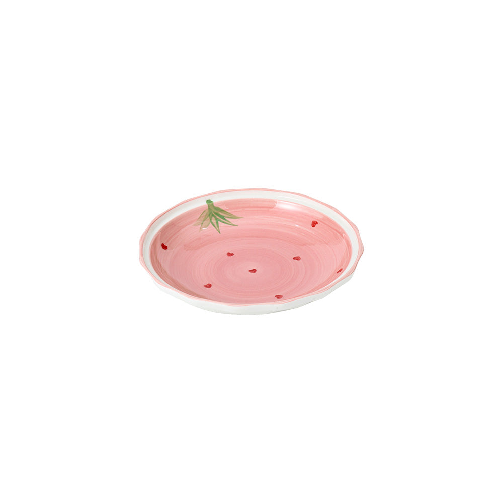 Plate Heart Pink 20CM - 601752