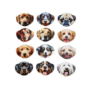 Coaster Dogs 12 Assorted 10X13CM - 618105
