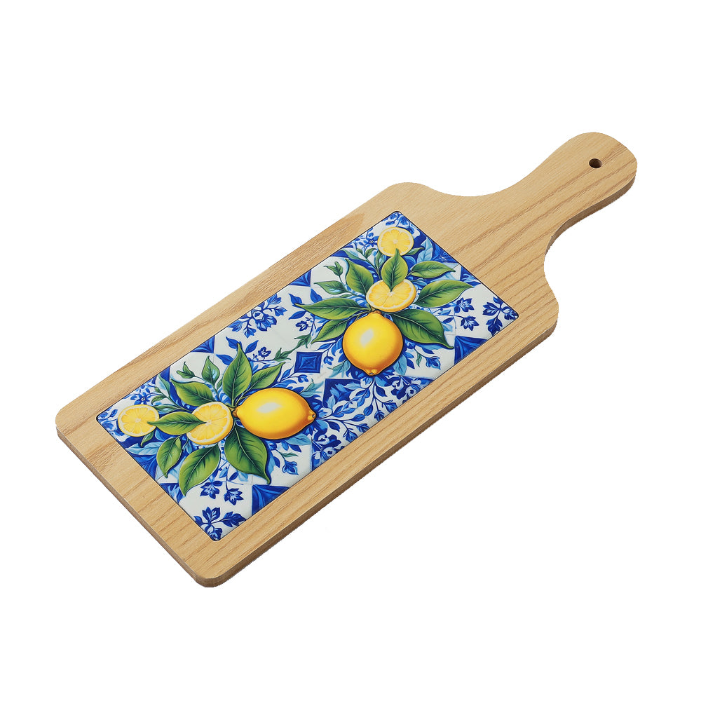 Board Bamboo with Tile Lemons 13.5X38CM - 618106