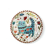 Load image into Gallery viewer, Coaster Cat with Gold 12 Assorted 10.8X10.8CM - 618111
