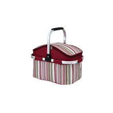 Load image into Gallery viewer, Insulated Cooler Bag with Handles Stripe 2 Assorted - 618112

