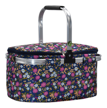 Load image into Gallery viewer, Insulated Shopping Basket Floral Assorted - 618132
