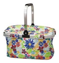 Load image into Gallery viewer, Insulated Shopping Basket Floral Assorted - 618132
