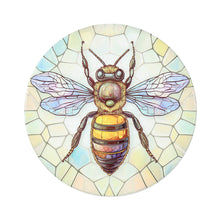 Load image into Gallery viewer, Coaster Stained Glass Bee 4 Assorted - 618245
