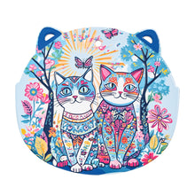 Load image into Gallery viewer, Trivet Pastel Cat 6 Assorted 20CM - 618251
