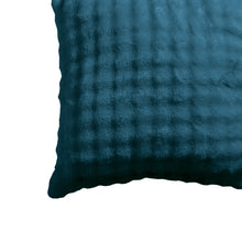 Load image into Gallery viewer, Casa Rosso Bubble Flannel Cushion Blue Sapphire 45X45CM - 655136

