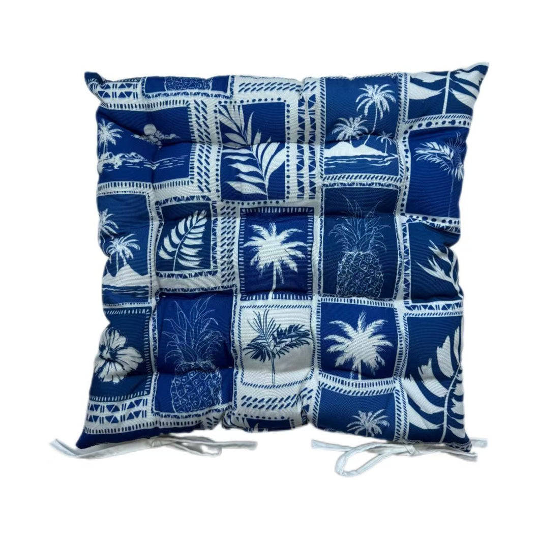 CR Chair Pad Navy/White Coastal 40CM - 661103