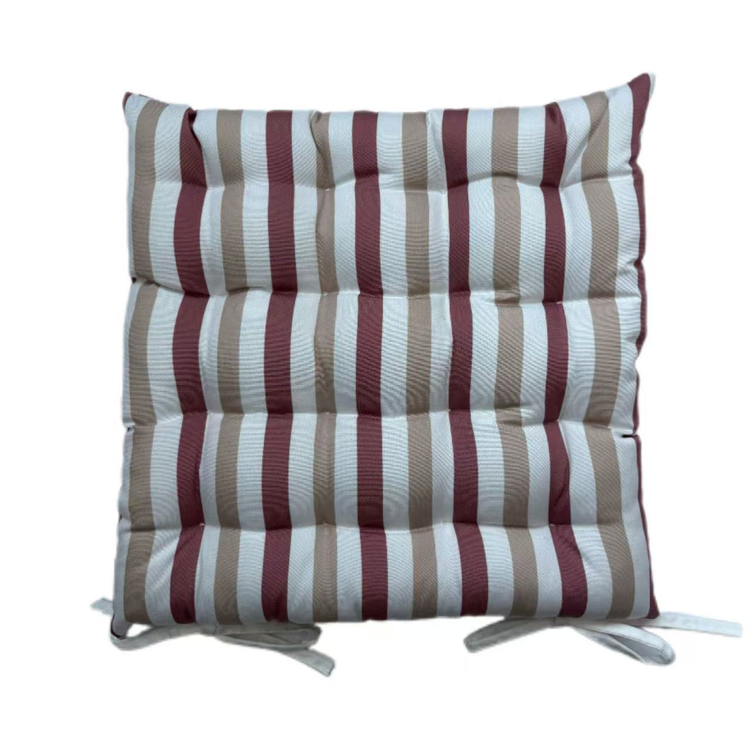 CR Chair Pad Nutmeg Stripe 40CM - 661105