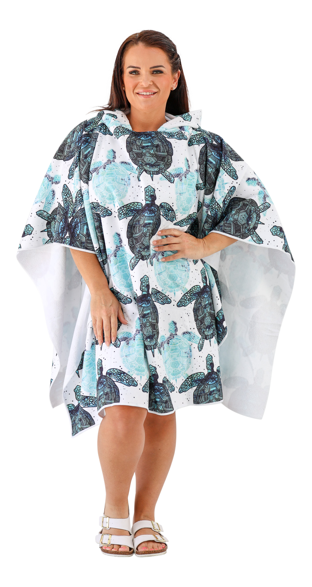 CR Hoodie Towel Plus Hood Turtle 90X120CM - 662075