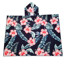 Load image into Gallery viewer, CR Hoodie Towel Plus Hood Tropical Black 90X120CM - 662111
