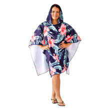 Load image into Gallery viewer, CR Hoodie Towel Plus Hood Tropical Black 90X120CM - 662111
