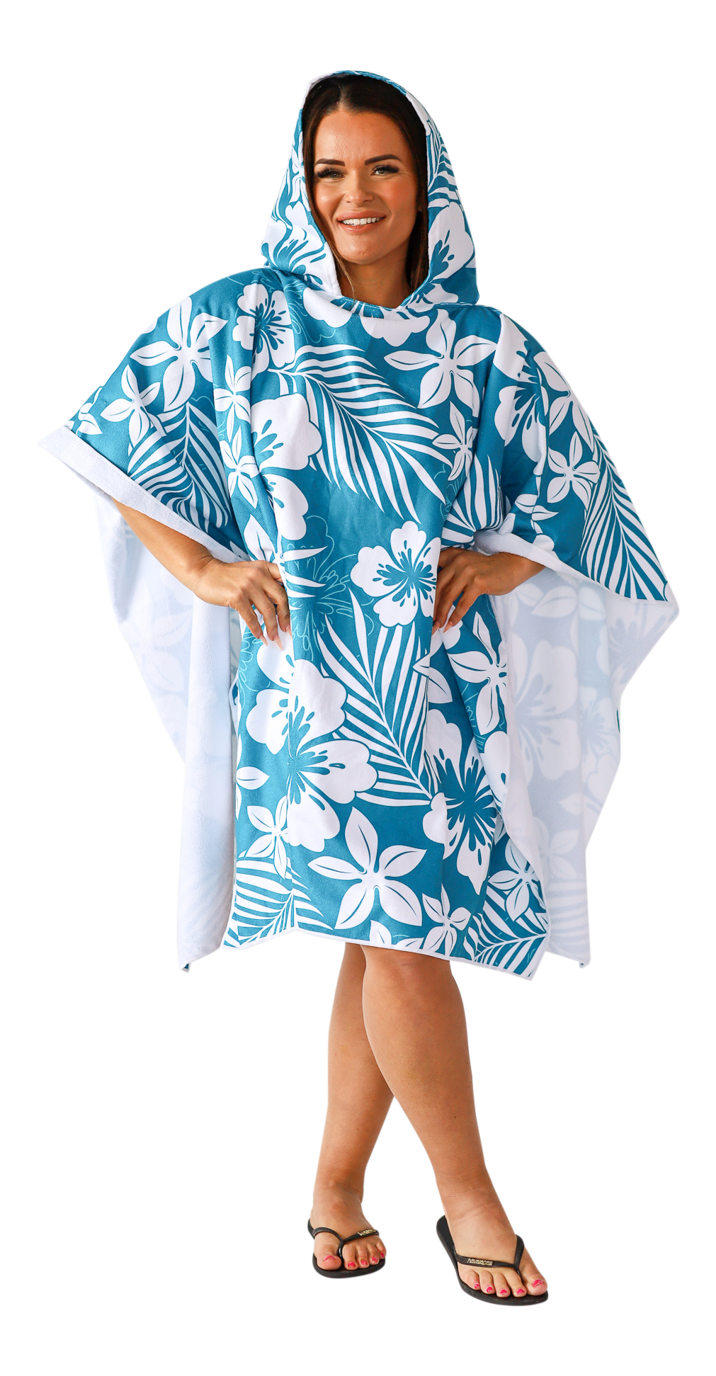 CR Hoodie Towel Plus Hood Aqua Bahama 90X120CM - 662113