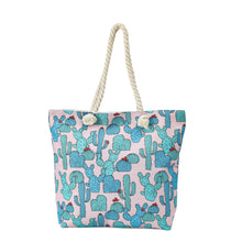 Load image into Gallery viewer, Round Towel Microfibre 150CM with Beach Bag Cacti - 662118
