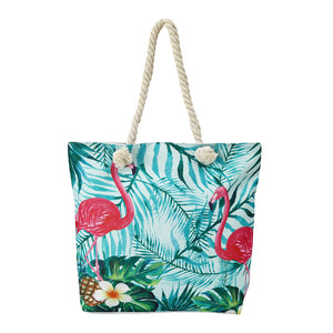 Round Towel Microfibre 150CM with Beach Bag Palm - 662119