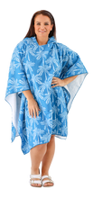 Load image into Gallery viewer, CR Hoodie Towel Plus Hood Indigo Palms 90X120CM - 662132
