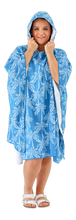 Load image into Gallery viewer, CR Hoodie Towel Plus Hood Indigo Palms 90X120CM - 662132

