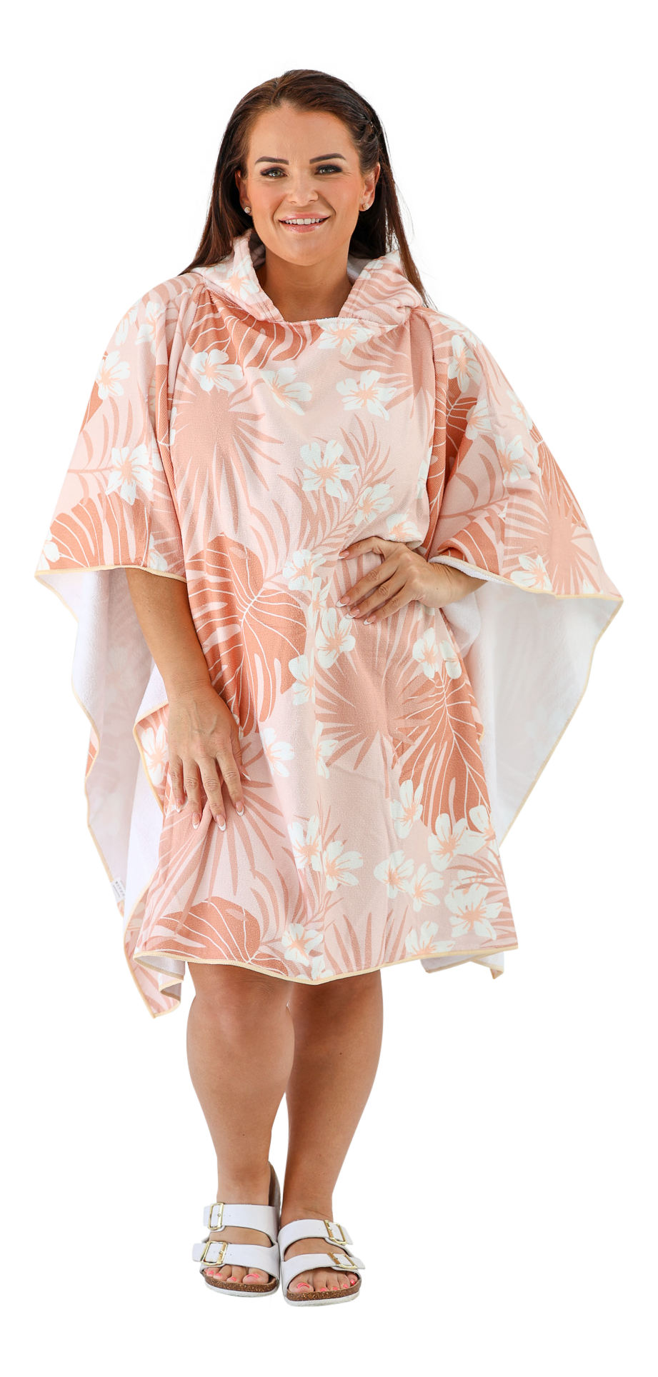 CR Hoodie Towel Plus Hood Natural Palm 90X120CM - 662133