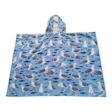 Load image into Gallery viewer, CR Hoodie Towel Plus Hood Sky Blue Seagull 90X120CM - 662134
