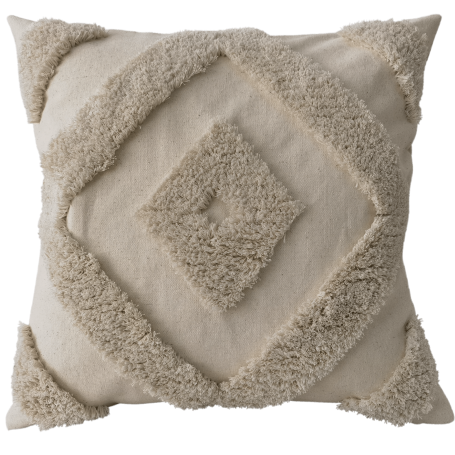 CR Tranquil Cushion Tufted Natural 45x45CM - 663090