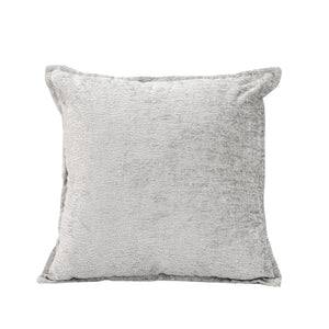 Chenille Cushion Silver 43X43CM - 663095